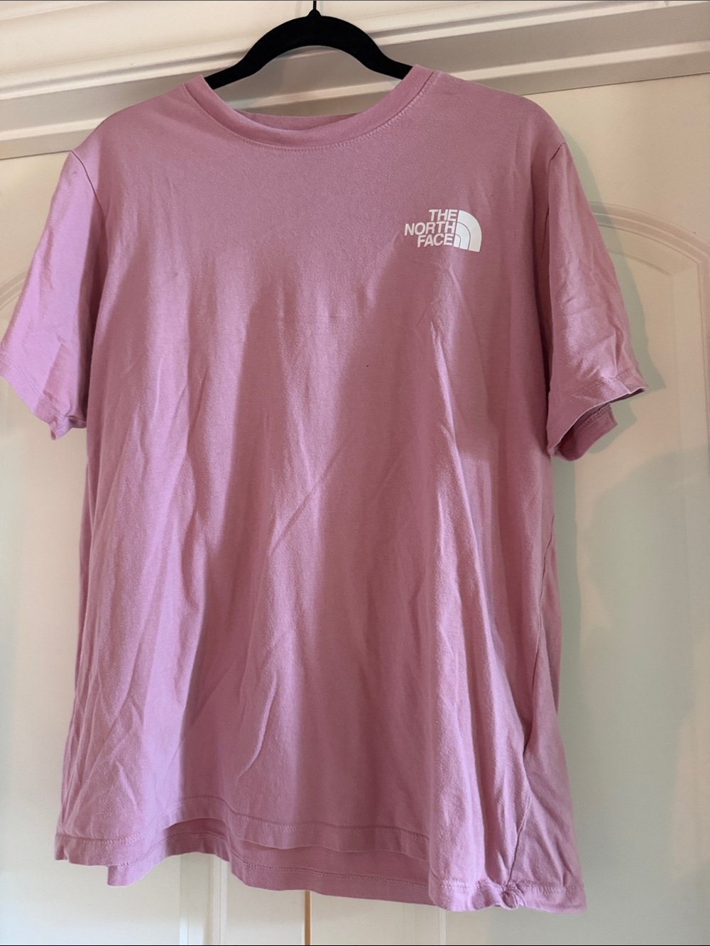The North Face Light Pink Chest Logo Tee